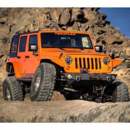 Bakre nedre skyddsplåtssats för länkarm TeraFlex för Jeep Wrangler JK 2-dörrars 2007-2018 m.fl. - 4