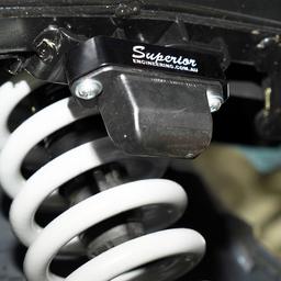 Främre genomslagsstopp förlängningar 25 mm Superior Engineering för Toyota Land Cruiser 70 Series 2084-2022 m.fl. - 5