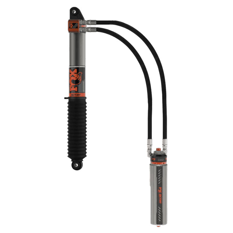 Bakre nitro-stötdämpare Fox Factory Race 3.0 Reservoir Adjustable Internal Bypass DSC för Chevrolet Silverado 1500 2019-2024 och GMC Sierra 1500 2019-2024 m.fl.