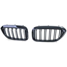 Njurar dubbelribbad Performance-design blanksvart till BMW 5-Serie G30 G31 2017-2020 - 2