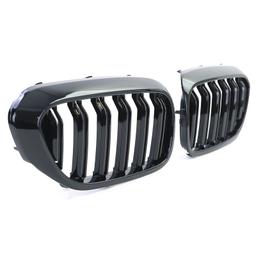 Njurar dubbelribbad Performance-design blanksvart till BMW 5-Serie G30 G31 2017-2020 - 3