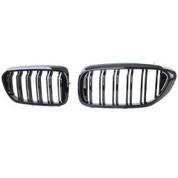 Njurar dubbelribbad Performance-design blanksvart till BMW 5-Serie G30 G31 2017-2020 - 4