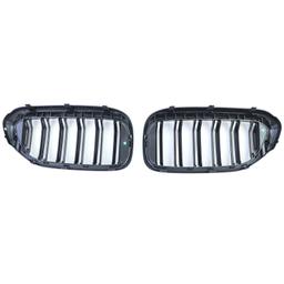 Njurar dubbelribbad Performance-design blanksvart till BMW 5-Serie G30 G31 2017-2020 - 9