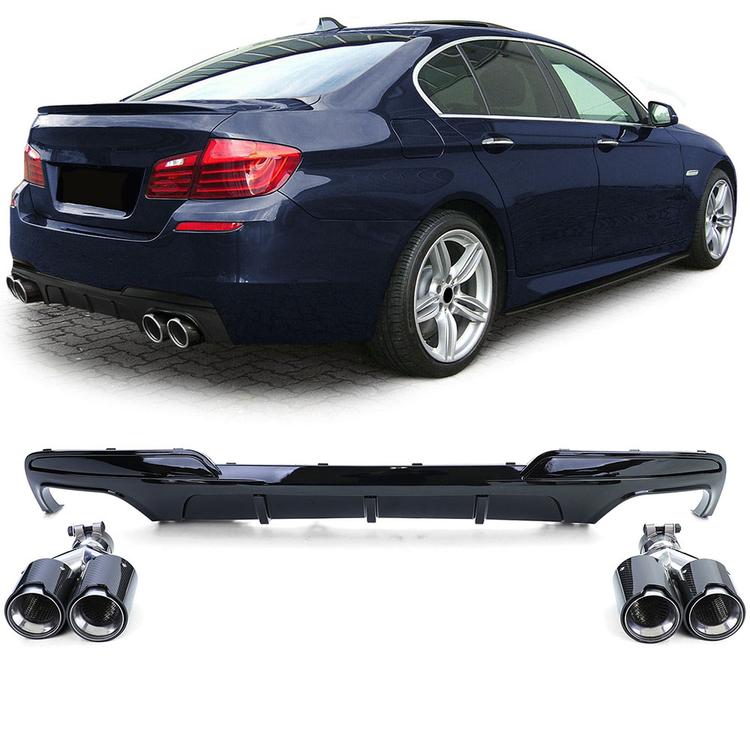Diffusor med avgasslutrör BMW 5-Serie F10 / F11
