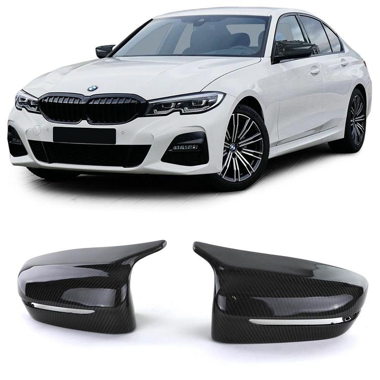 Kolfiberspegelkåpor BMW G20 G21 G30 G31 G11