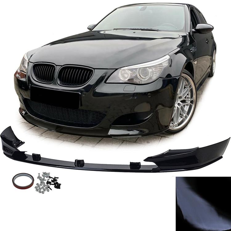 Blanksvart Spoilerläpp BMW 5-serie E60 E61