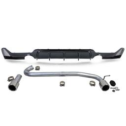 Diffusor + avgasrör 440-Look BMW F32 F33 F36 425 428 430