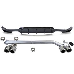 Diffusor + avgasrör sportlook BMW F32 F33 F36 425 428 430