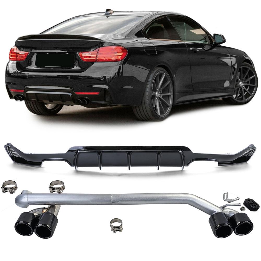 Diffusor + avgasrör sportook BMW F32 F33 F36 425 428 430
