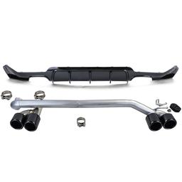 Diffusor + avgasrör sportook BMW F32 F33 F36 425 428 430