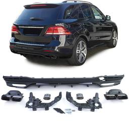 Diffusor med udstødningsrør Mercedes GLE W166 AMG-Line