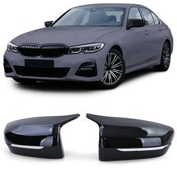 Blanksvart spegelkåpor BMW G20 G21 G30 G31 G11