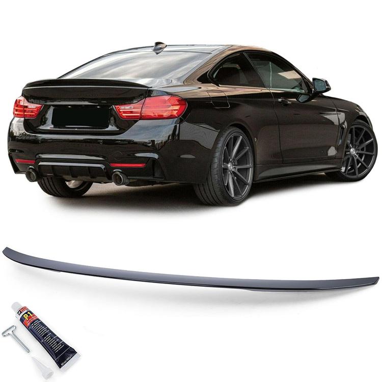 Blanksort Spoilervinge BMW 4-Serie F32 coupe