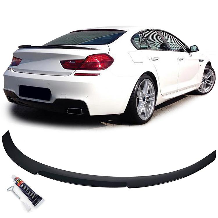 Blanksvart Spoilervinge BMW 6-Serie F06 Grand Coupe
