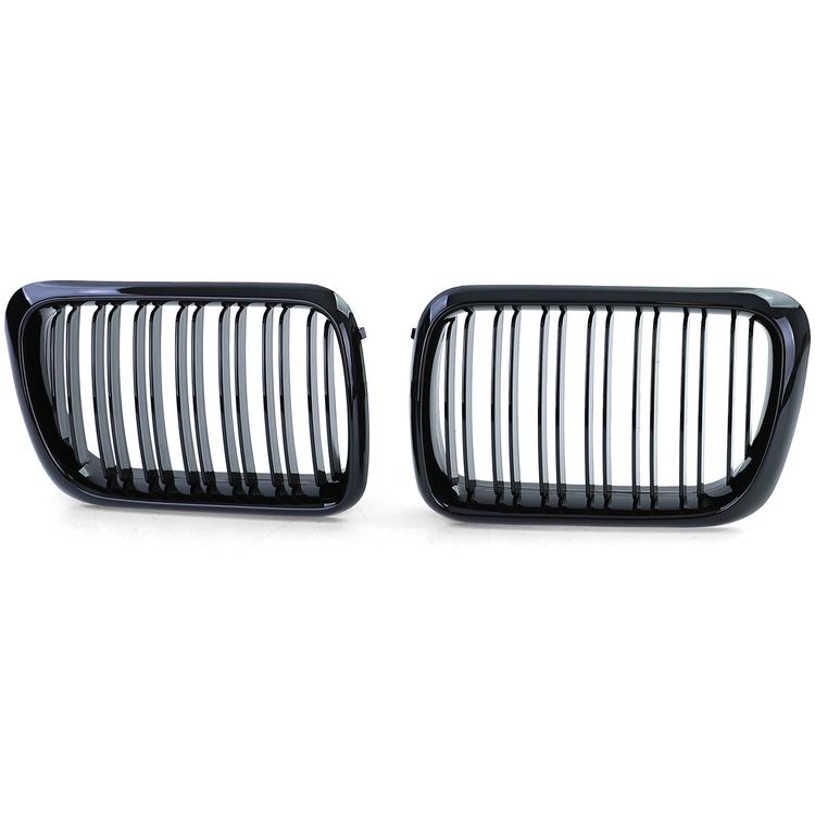 Njurar dubbelribbad Performance-design blanksvart till BMW 3-Serie E36 1996-1999