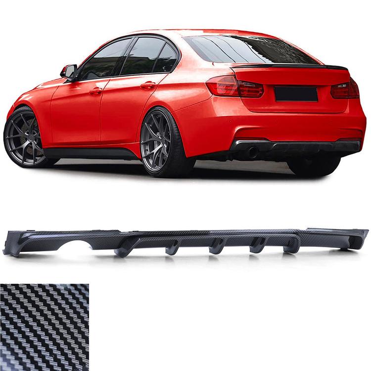 Kolfiber Look Diffusor BMW 3-Serie F30/F31 316 318 320