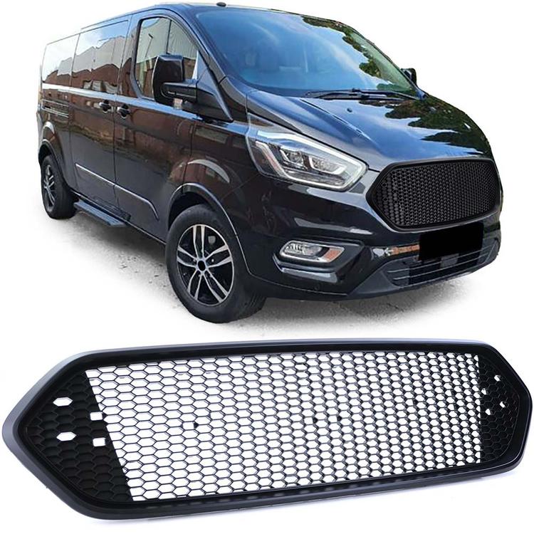 Svart Honeycomb Grill Ford Tourneo / Transit Custom
