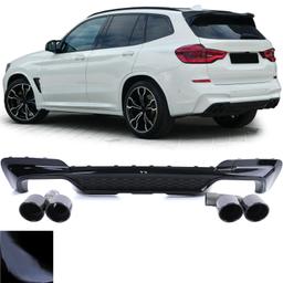 Diffusor med avgasslutrör BMW X3 G01