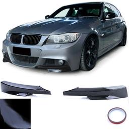 Frontsplitterflaps blanksvart för BMW 3-serie E90/E91 2008–2012