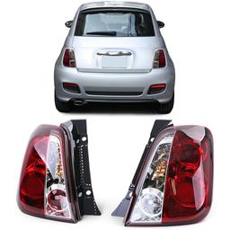 Klar Baklampor Fiat 500