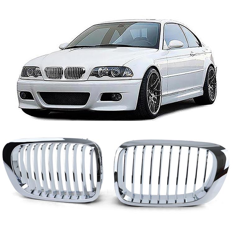 Njurar sportutförande Performance-design krom till BMW 3-Serie E46 Coupe cabriolet 1999-2003