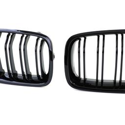 Njurar dubbelribbad Performance-design blanksvart till BMW 3-Serie F30 F31 2011-2019 - 3