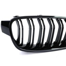 Njurar dubbelribbad Performance-design blanksvart till BMW 3-Serie F30 F31 2011-2019 - 4