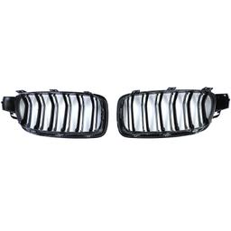 Njurar dubbelribbad Performance-design blanksvart till BMW 3-Serie F30 F31 2011-2019 - 7