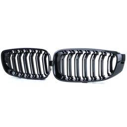 Njurar dubbelribbad Performance-design blanksvart till BMW 3-Serie GT F34 2013-2016 - 3