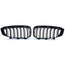 Njurar dubbelribbad Performance-design blanksvart till BMW 3-Serie GT F34 2013-2016 - 6