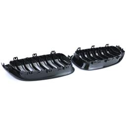 Njurar dubbelribbad Performance-design blanksvart till BMW 3-Serie GT F34 2013-2016 - 7