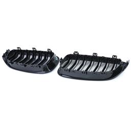Njurar dubbelribbad Performance-design blanksvart till BMW 3-Serie GT F34 2013-2016 - 8