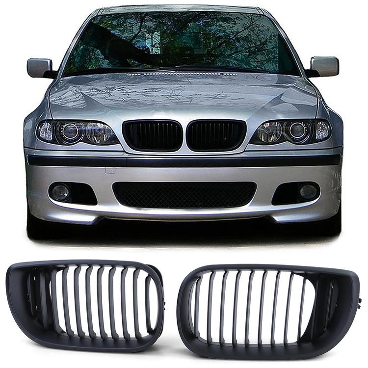 Njurar sportutförande svart till BMW 3-Serie E46 sedan Touring 2001-2005
