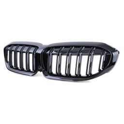 Njurar dubbelribbad Performance-design blanksvart till BMW 3-Serie G20 G21 2019-2022 - 3