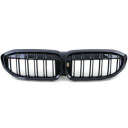 Njurar dubbelribbad Performance-design blanksvart till BMW 3-Serie G20 G21 2019-2022 - 5