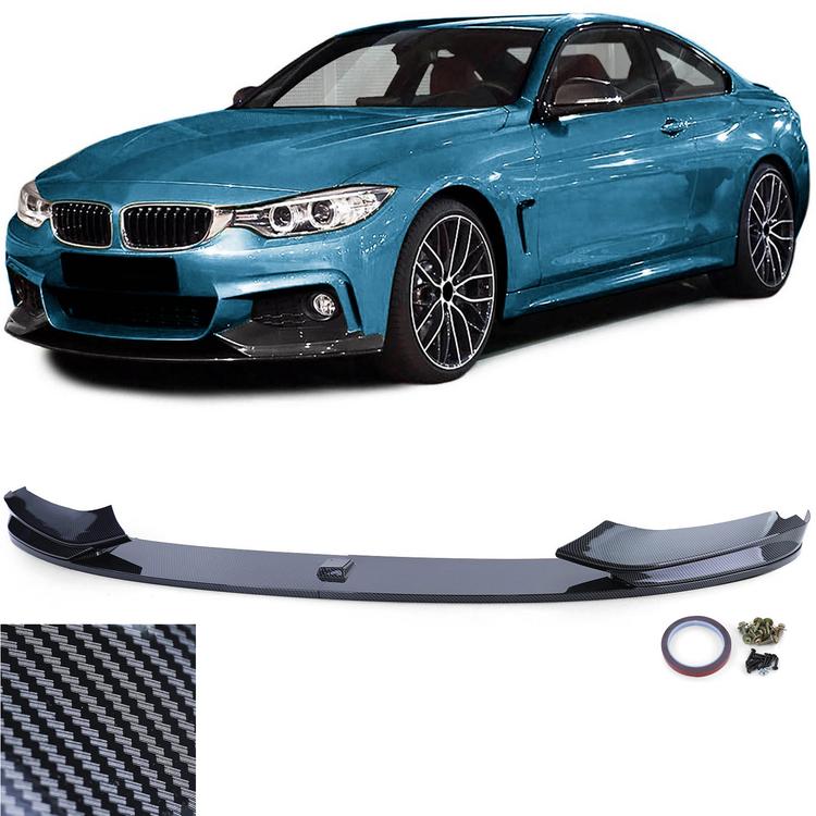 Frontspoilerläpp kolfiberlook för BMW 4-serie F32/F33/F36 från 2013