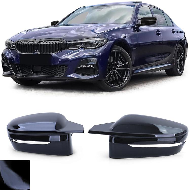 Blanke sorte spejlovertræk BMW 3-serie G20 G21