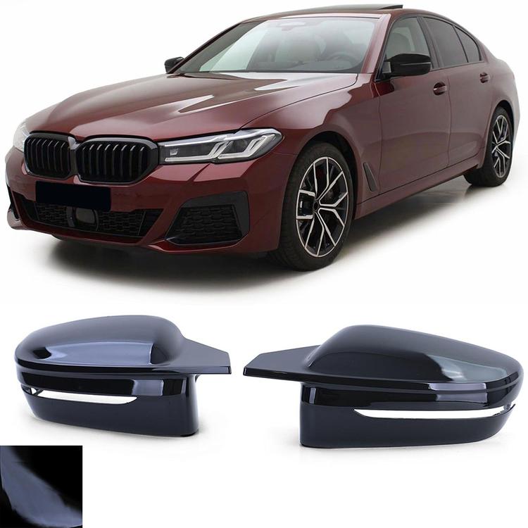 Blanksvart spegelkåpor BMW 5-Serie G30 G31