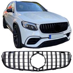 Blanksvart Grill Mercedes GLC X253 SUV