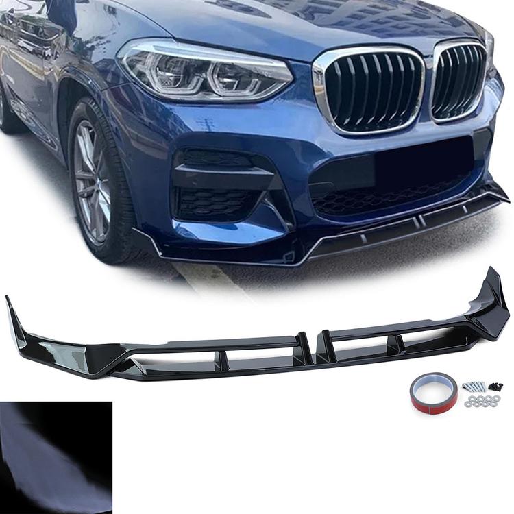 Blanksvart Spoilerläpp BMW X3 G01