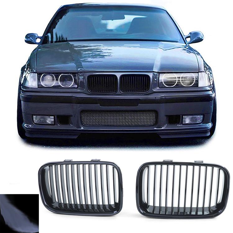 Njurar sportutförande blanksvart till BMW 3-Serie E36 före facelift 1991-1996