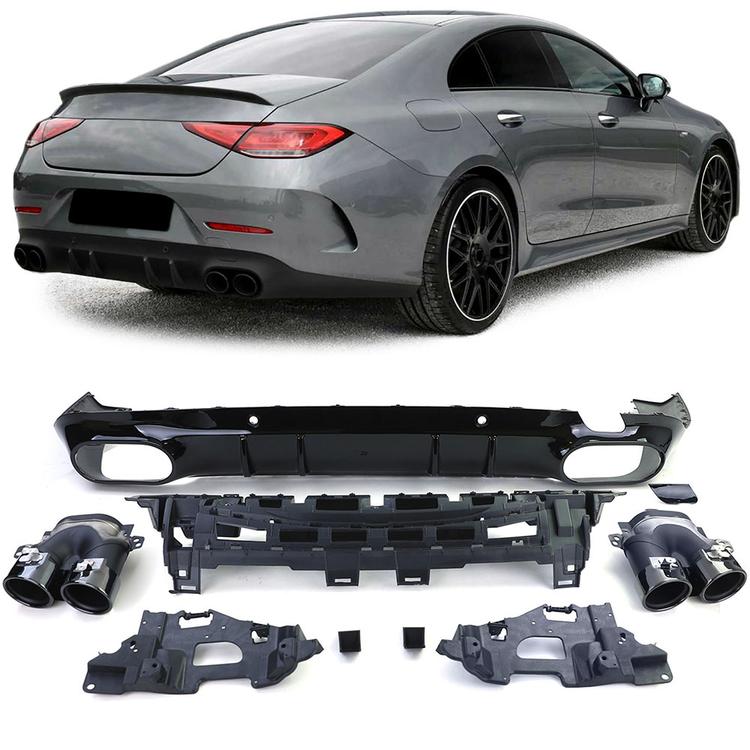 Diffusor med avgasslutrör Mercedes CLS C257