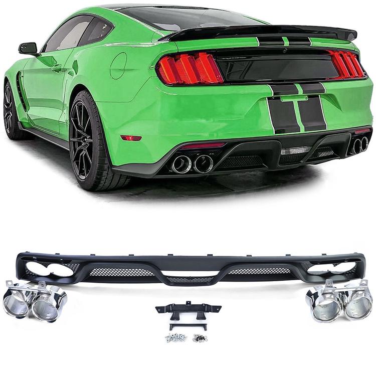 Diffusor med Ändrör Shelby GT350 look