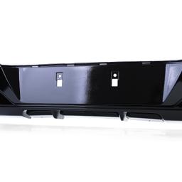 Diffusor blank svart til BMW 1-serie F20/F21 2011-02/2015 før facelift, med M-pakke og rundt enderør på venstre side - 6