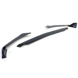 Frontspoiler blank svart til Mercedes C-klasse W206 Sedan og S206 Stasjonsvogn fra 2021 med AMG-Line-støtfanger - 8
