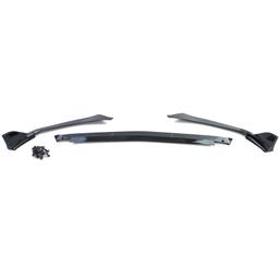 Frontspoiler blank svart til Mercedes C-klasse W206 Sedan og S206 Stasjonsvogn fra 2021 med AMG-Line-støtfanger - 9