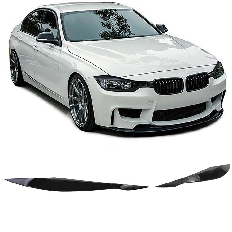 Ögonlock Evil Eye svart Gloss som passar 3 serie BMW F30 F31 2011-2019