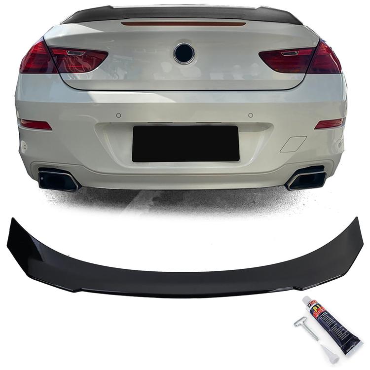 Blanksvart Spoilervinge BMW 6-Serie F12 Cabrio F13 Coupe