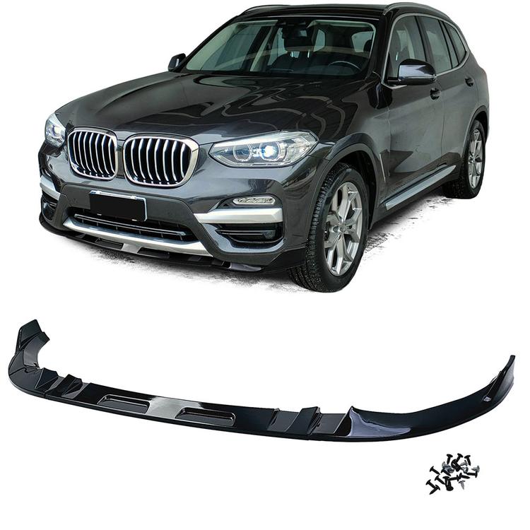 Blanksvart Spoilerläpp BMW X3 G01