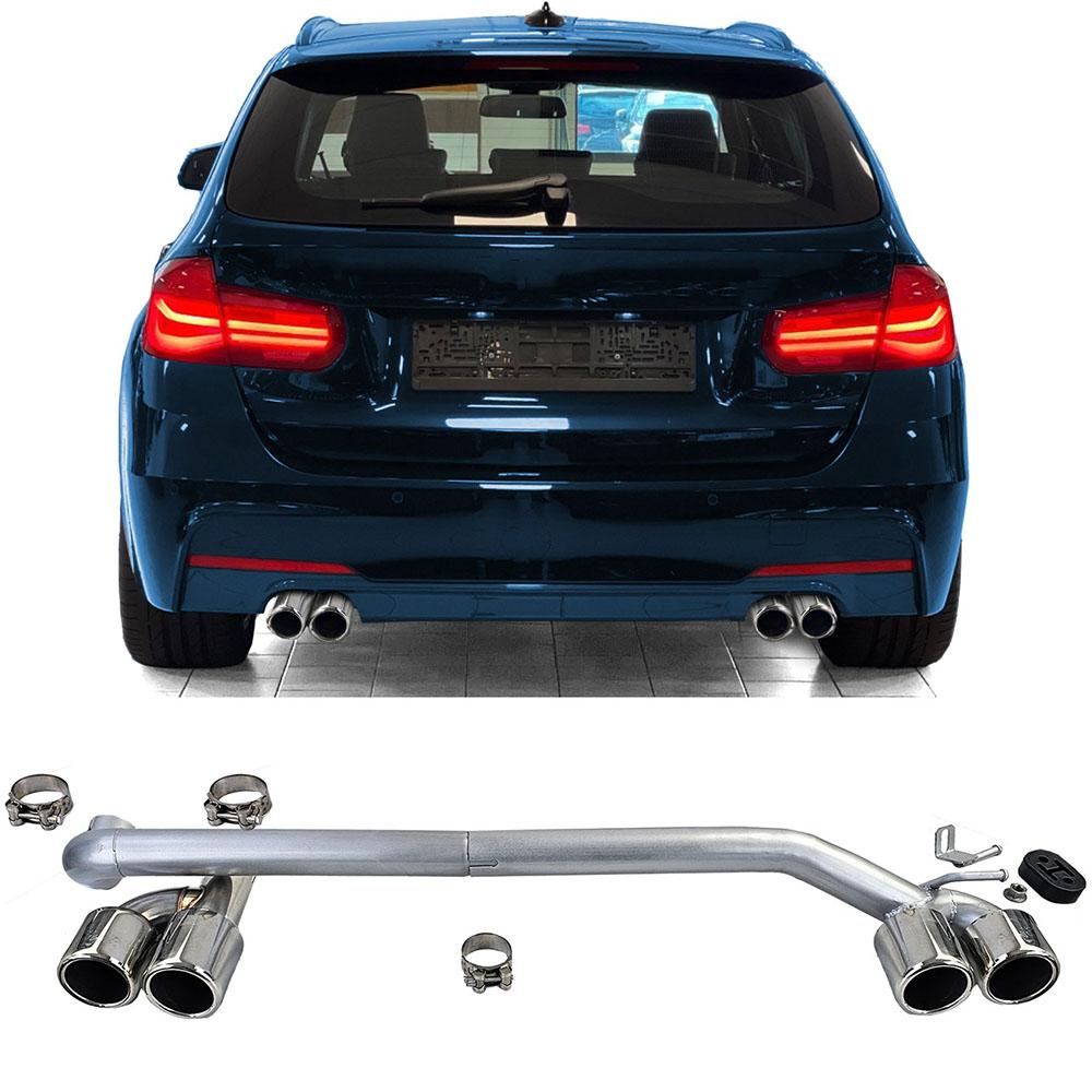 4-putken ulkonäkö BMW 3-sarja F30 F31